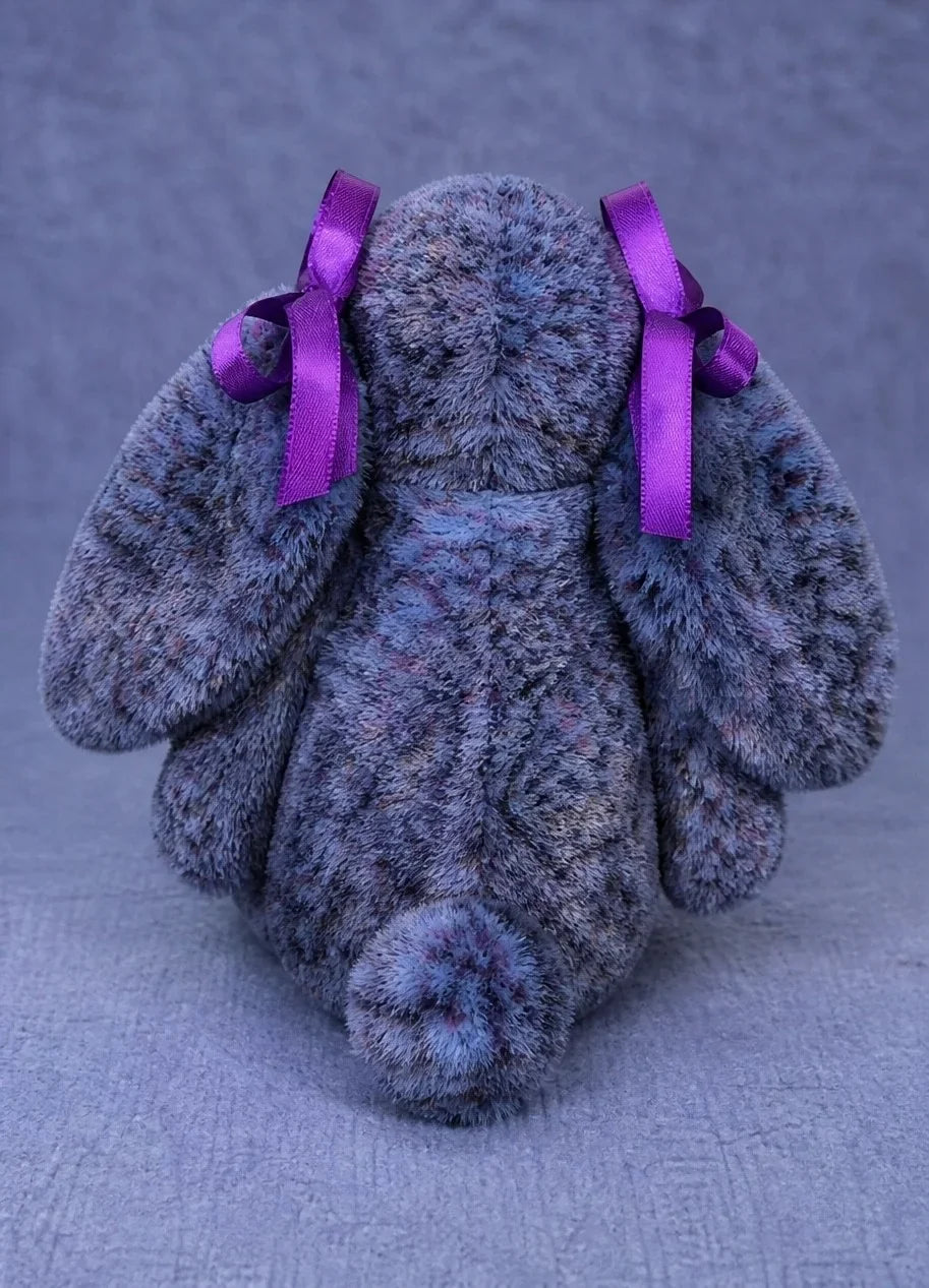 Coraline Bunny Plush – Gothic Blue Long-Eared Stuffed Animal**